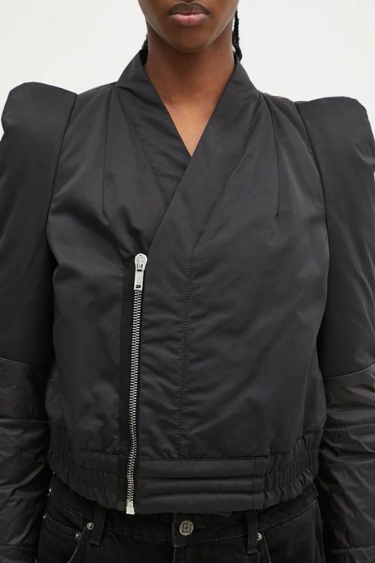 Μπουφάν Rick Owens Metro Bomber μαύρο DS02D2722.MUNP