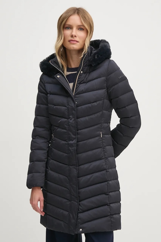 Geox geaca de puf cu captuseala bleumarin W4626H.T3122.F1624