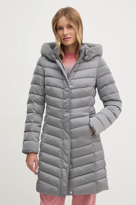 Geox geaca de puf cu captuseala gri W4626H.T3122.F1787