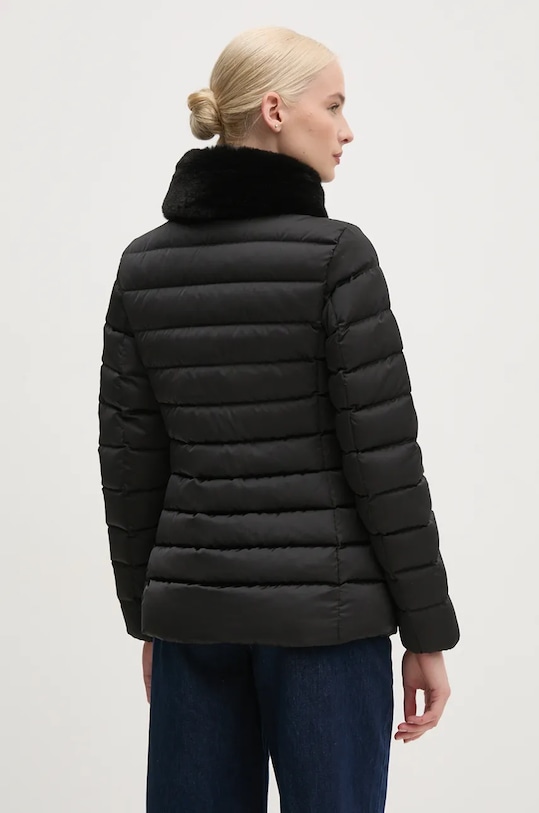 Ρούχα Μπουφάν με επένδυση από πούπουλα Geox W4626T.T3122.F9000 μαύρο