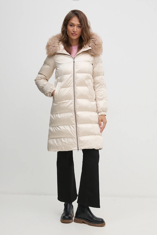 Bunda Geox zateplené béžová W4628H.T2843.F1723