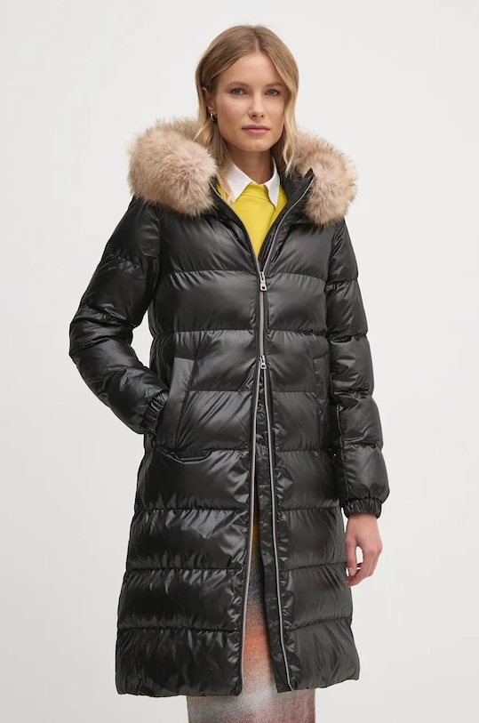 Geox geaca cu captuseala negru W4628H.T2843.F9000