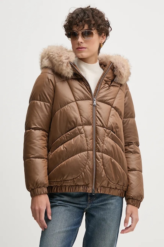 Geox kurtka pozostałe brązowy W4628S.T2843.F6226