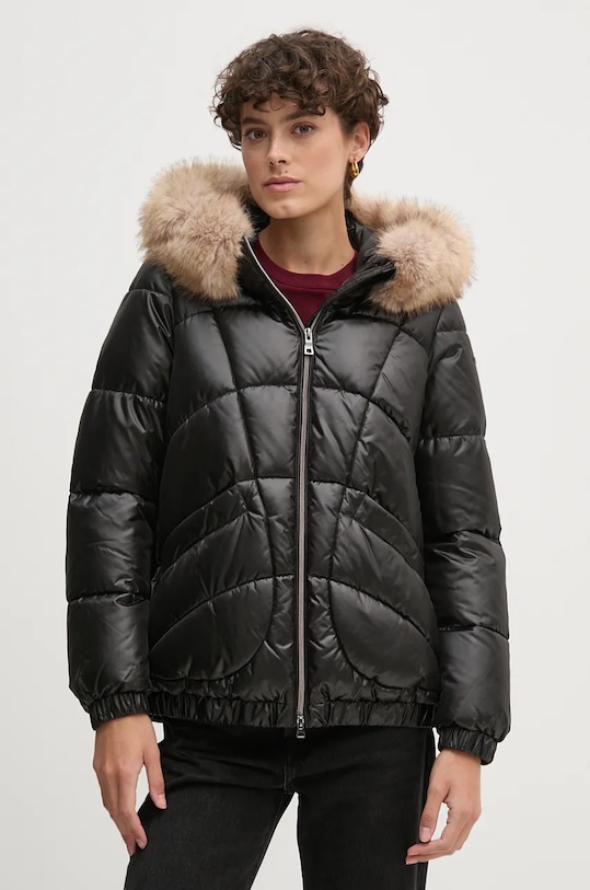 Geox geaca cu captuseala negru W4628S.T2843.F9000