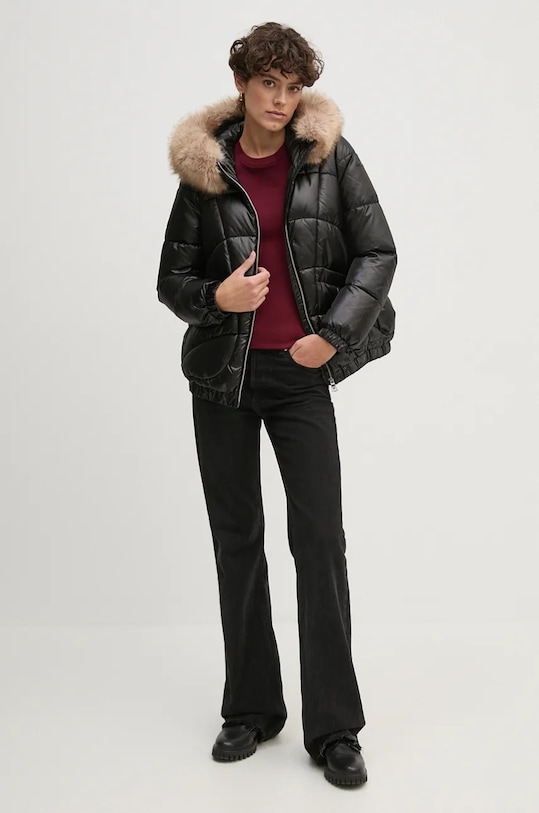 Geox geaca W4628S.T2843.F9000 negru AW24