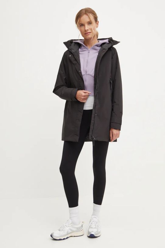 Куртка Helly Hansen VICTORIA INS MID RAIN 54101.. чорний AW24