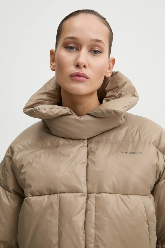 Pernata jakna Converse bež 10026924.A03