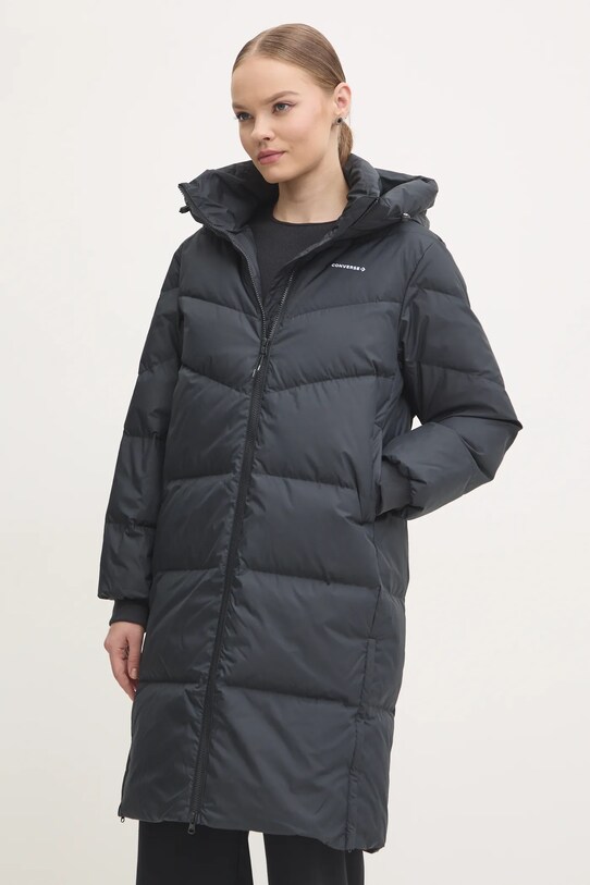 Пухова куртка Converse чорний 10026922.A02