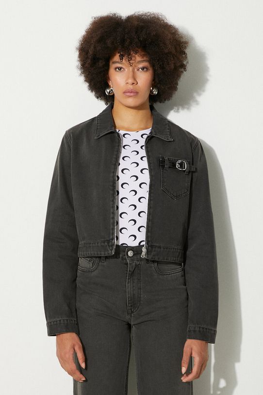 Coperni geacă din denim Denim Workwear Jacket necaptusit gri COPBL20F2004