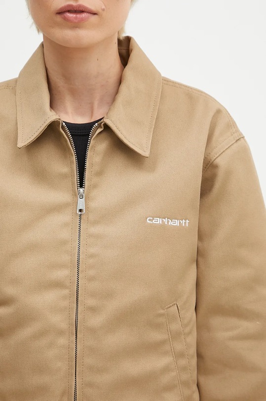 Carhartt WIP giacca Module Script Jacket beige I033774.1Q501