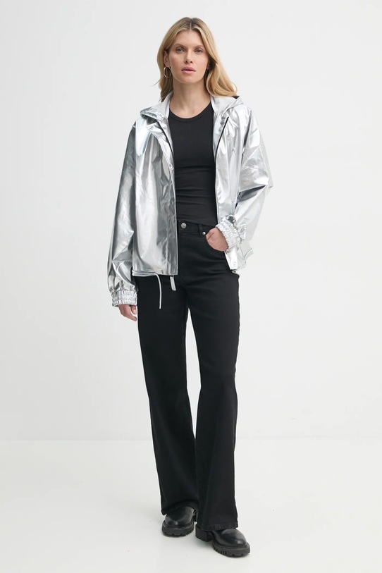 Непромокаемо яке Rains String W Jacket W3 18040.51 сребърен AW24