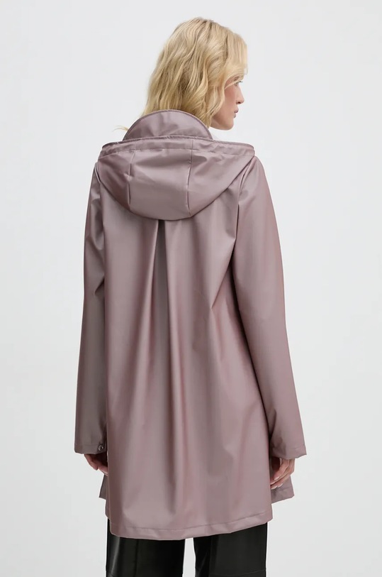 Odzież Rains kurtka przeciwdeszczowa A-Line W Jacket W3 18050.37 fioletowy