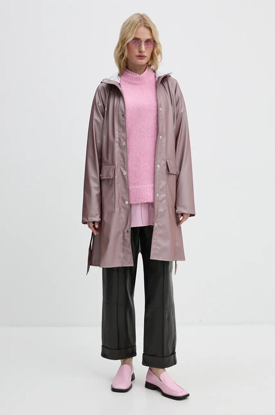Rains jacket Curve Jacket W3 18130.37 violet AW24