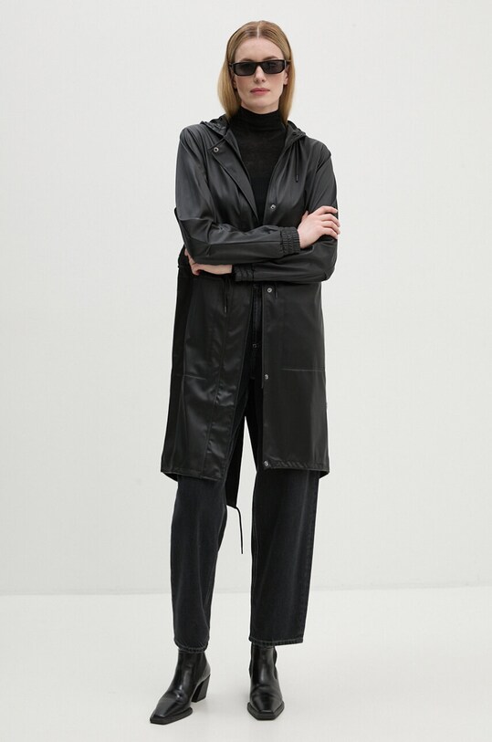 Парка Rains String W Parka W3 18550.84 чёрный SS25