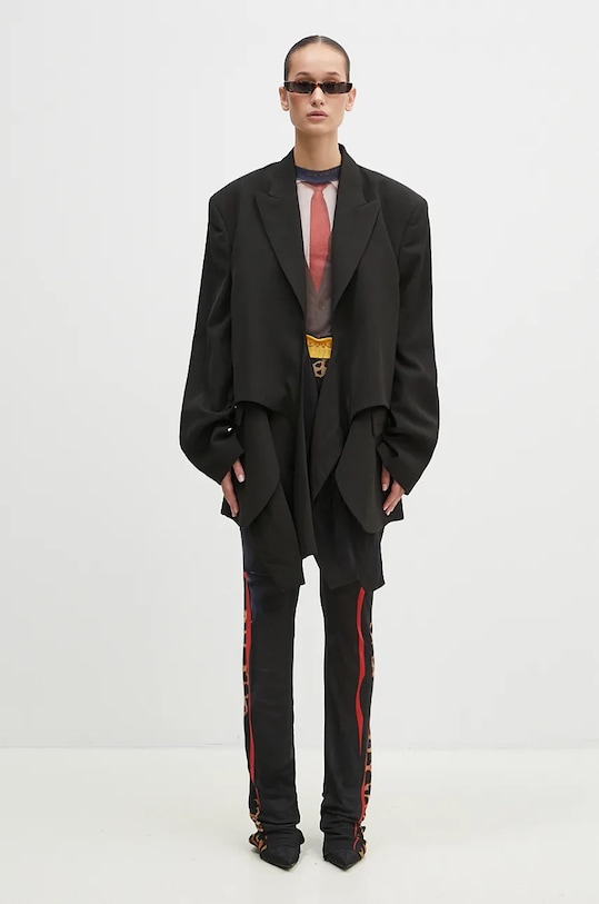 Martine Rose marynarka wełniana Oversized Knotted Tailored Jacket 351WT05006