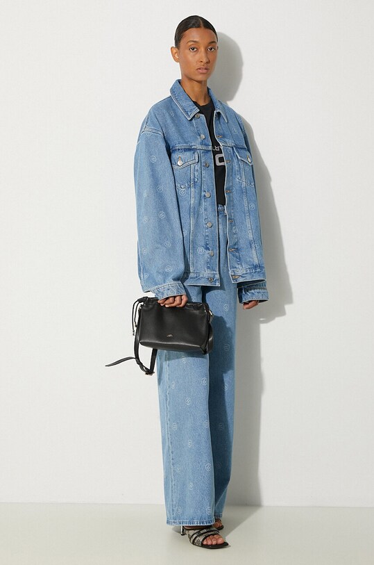 Martine Rose kurtka jeansowa Oversized Denim Jacket 201WD05508 niebieski AW24