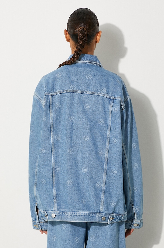 Одежда Джинсовая куртка Martine Rose Oversized Denim Jacket 201WD05508 голубой