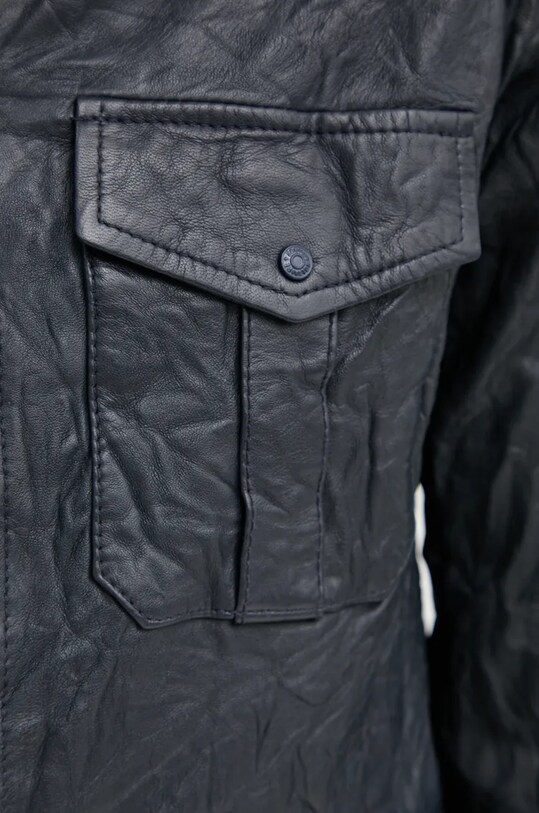 Кожаная куртка ZADIG&VOLTAIRE RWSH00029 тёмно-синий