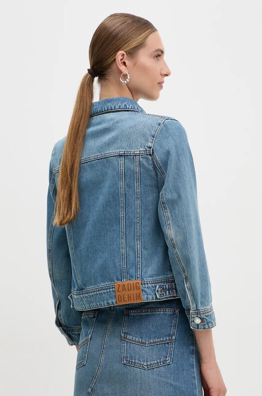 Îmbrăcăminte ZADIG&VOLTAIRE geaca WWOW00649 albastru