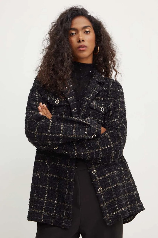 Πουκάμισο μπουφάν Simona Corsellini άλλο μαύρο A24CPCA019