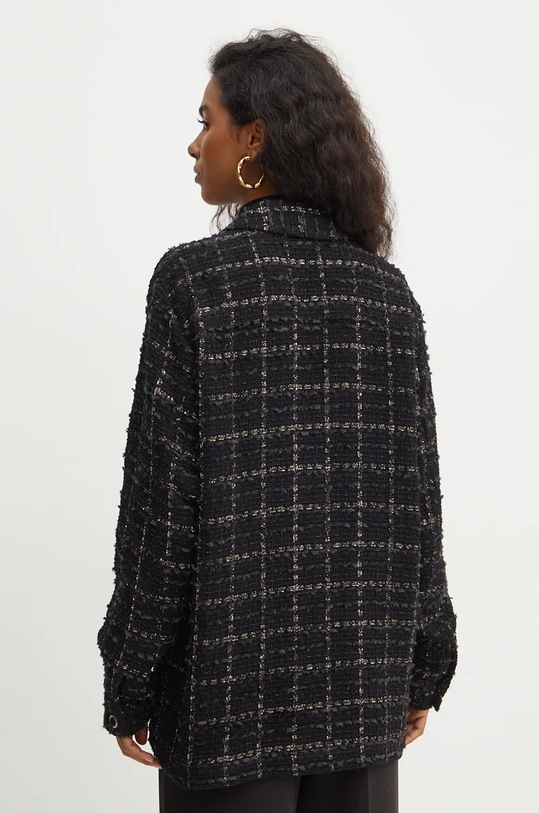 Ρούχα Πουκάμισο μπουφάν Simona Corsellini A24CPCA019 μαύρο