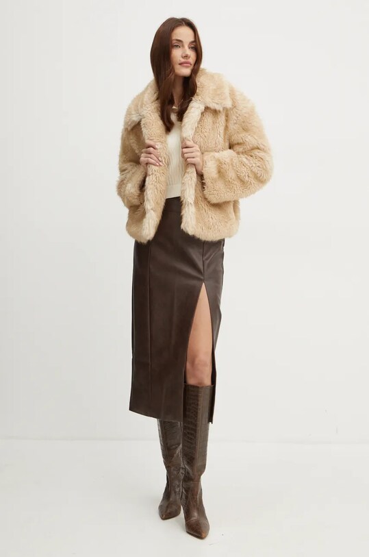 Γούνα Bardot SARISSA 59562JB μπεζ AW24