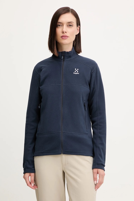 Haglöfs bluza sportowa Buteo bez kaptura granatowy 605074