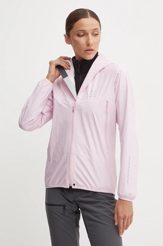 Outdoor jakna Haglöfs L.I.M Proof Planet friendly roza 605235