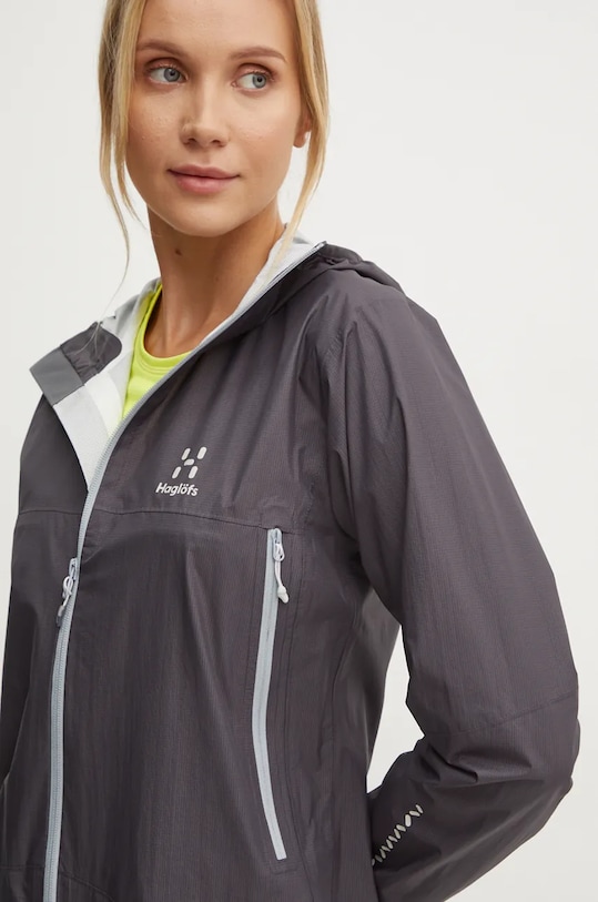 Outdoor jakna Haglöfs L.I.M Proof siva 605235