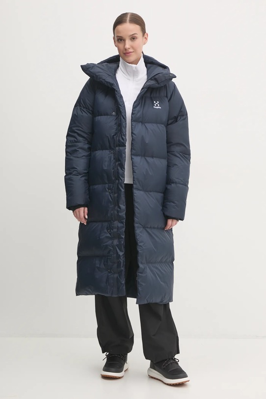 Haglöfs piumino Long Down foderato blu navy 605412