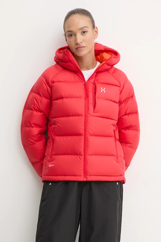 Пухено яке Haglöfs Rosson Down с изолация червен 607468