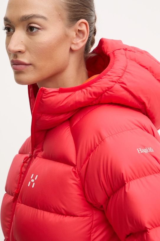 Пухено яке Haglöfs Rosson Down червен 607468