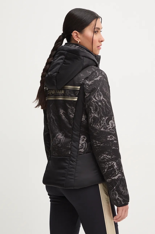 Odzież Sportalm kurtka narciarska Oslo Print NE 1820558410 czarny