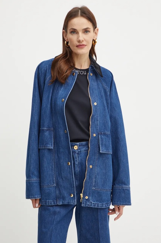 Τζιν μπουφάν Patou σκούρο μπλε OU0290008