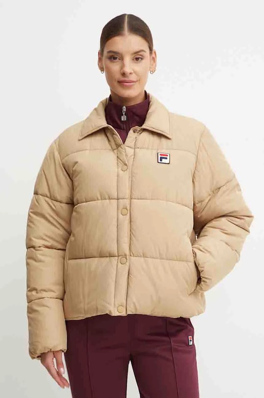 Fila geaca Leila cu captuseala maro FAW0881