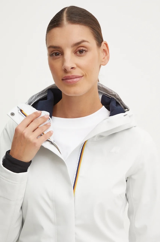 K-Way kurtka STEPHY BONDED biały K21489W