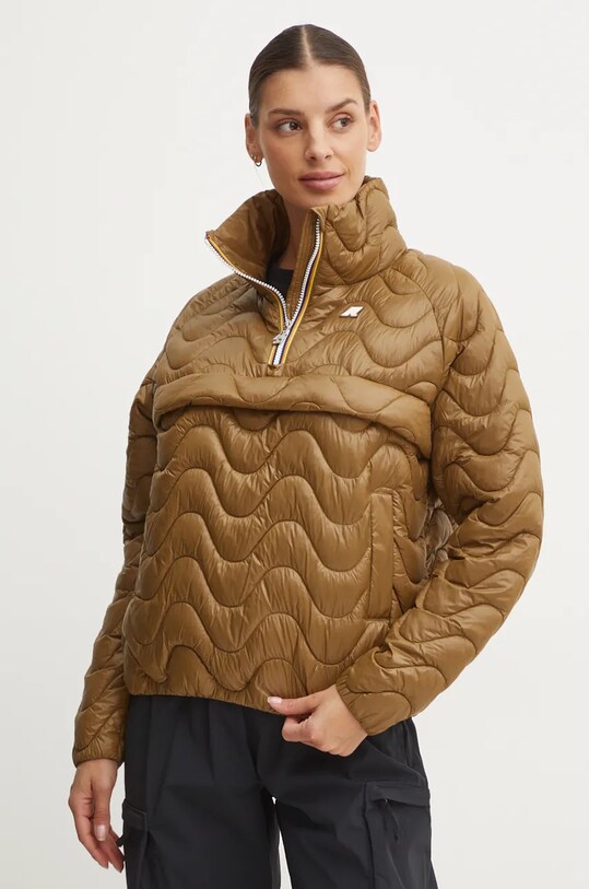 Куртка K-Way з підкладкою коричневий K6126EW
