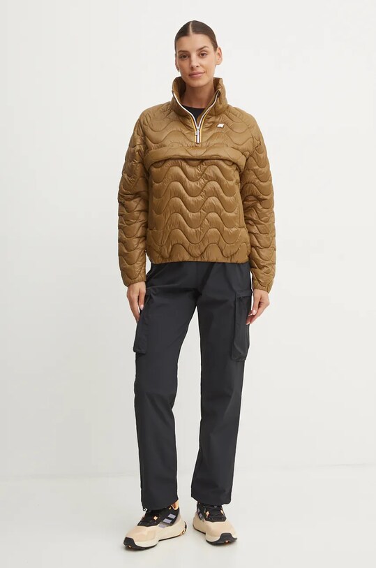 Куртка K-Way K6126EW коричневий AW24