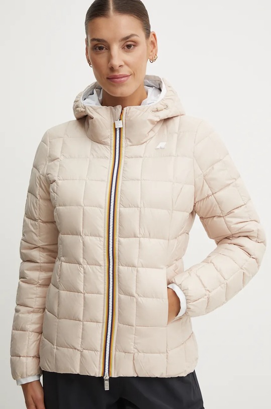 K-Way kurtka puchowa dwustronna LILY ST THERMO DOUBLE pozostałe beżowy K8127XW