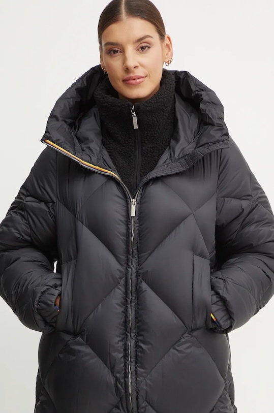 Pernata jakna K-Way crna K8136EW