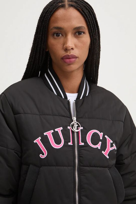 Куртка-бомбер Juicy Couture KELSEY PUFFER чёрный JCOIJ224557.101