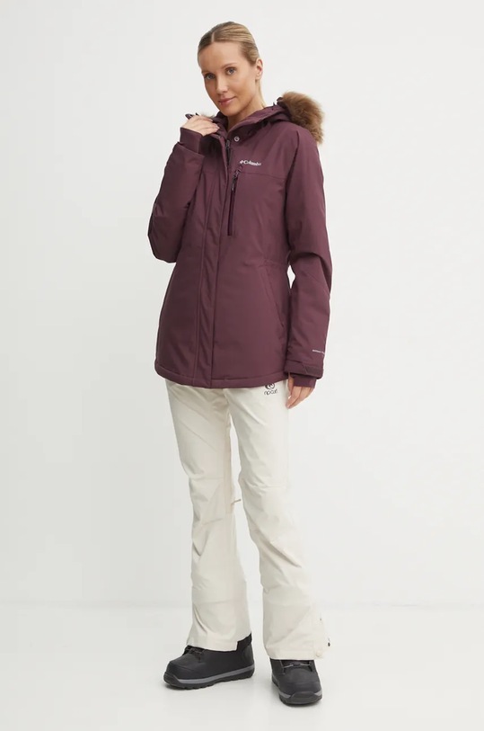 Lyžařská bunda Columbia Ava Alpine 2085831 burgundské AW24