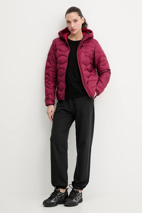 Μπουφάν με επένδυση από πούπουλα Peak Performance Helium Down G79841 μπορντό AW25