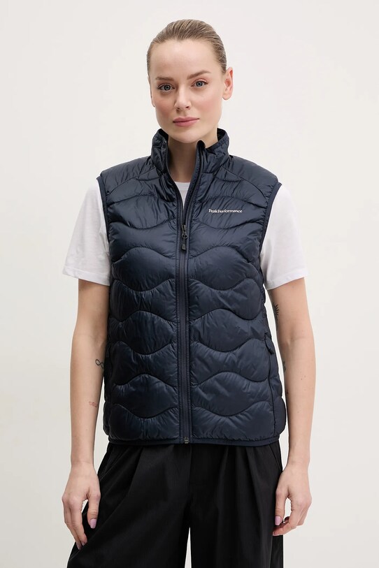 Peak Performance vesta de puf Helium Down cu captuseala bleumarin G79846