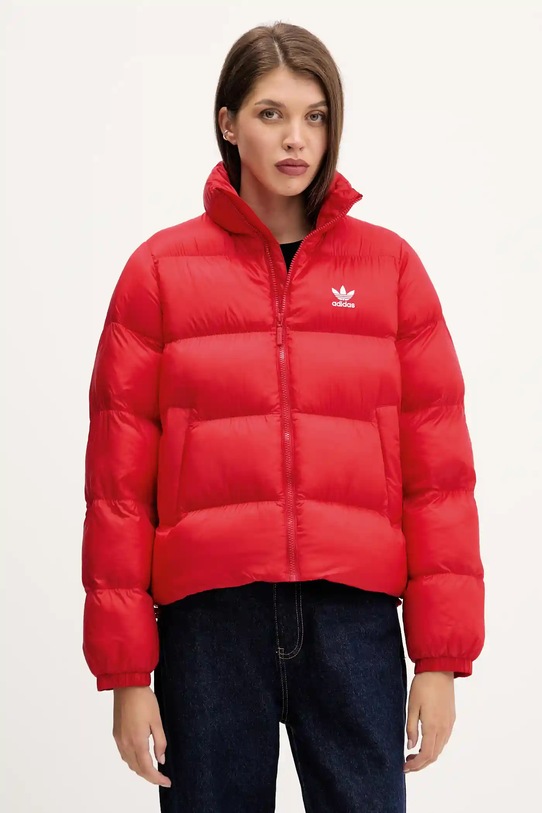 Bunda adidas Originals s podšívkou červená JD0422
