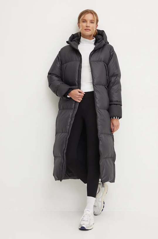 Пухова куртка adidas Big Baffle з утепленням чорний IV9770