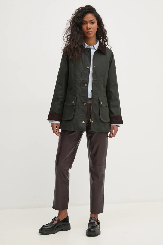 Pedro del Hierro geaca 8578544 verde AW24