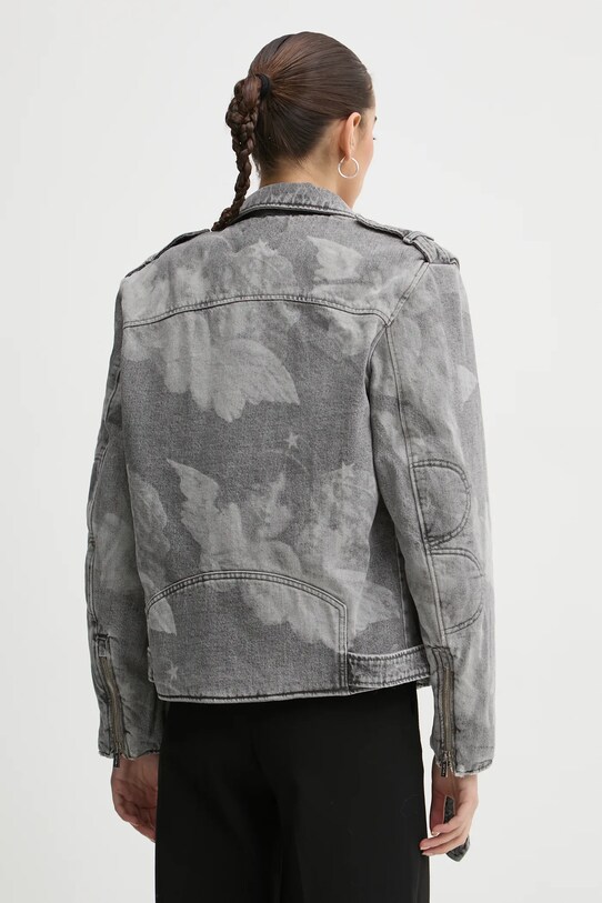 Îmbrăcăminte Fiorucci geacă din denim U01FMDJA177DN03DN07 gri