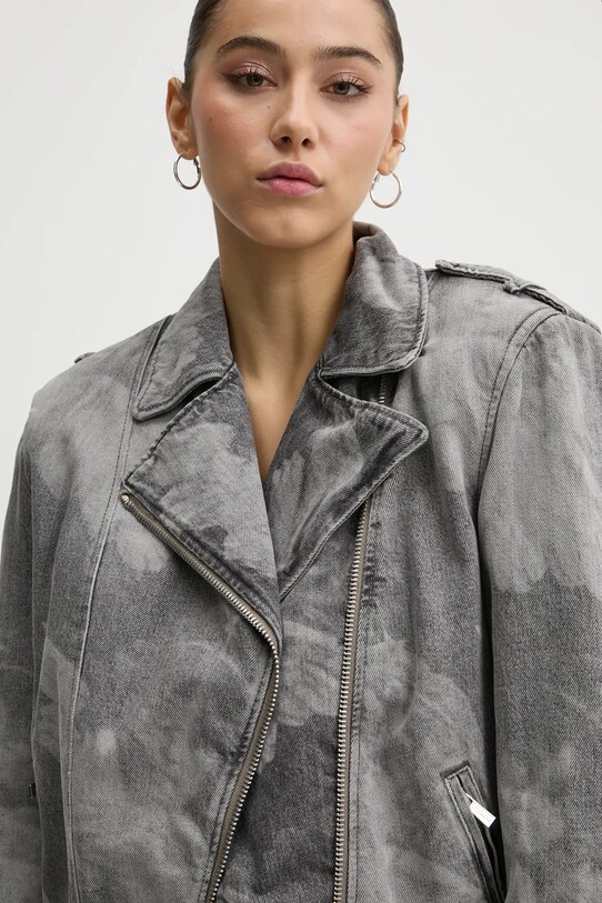 Fiorucci geacă din denim U01FMDJA177DN03DN07 gri