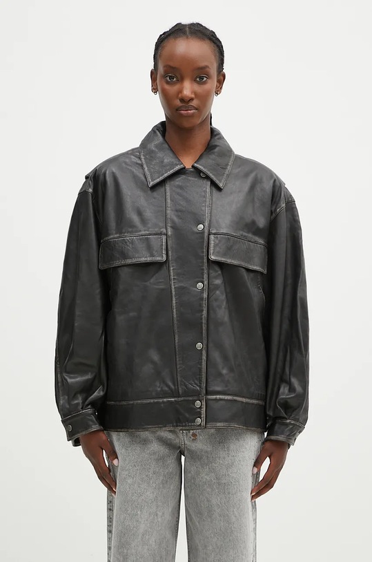 KSUBI leather jacket Creed Jacket without black WFA24JK004